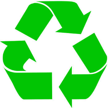 zielone strza�ki, logo recyklingu
