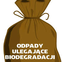 br�zowy worek na bio odpady